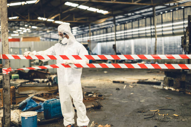 Professional Trauma Scene Cleanup technician working in Edgewood, WA